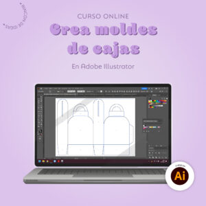 Crea moldes de cajas en Illustrator