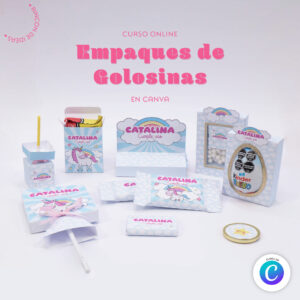 Curso Empaque de Golosinas en Canva