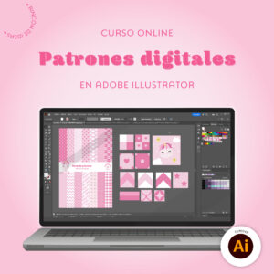 Crea patrones y estampados digitales en Illustrator