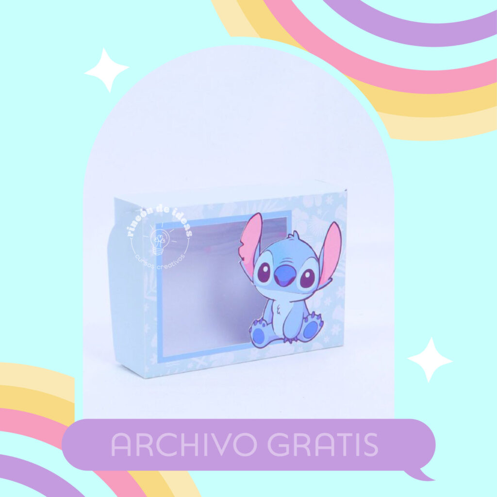 Caja editable con visor a4 gratis